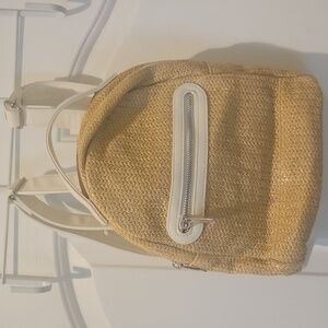 Small Straw Backpack, New, No Tags